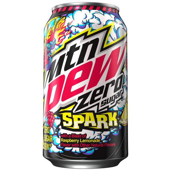 Mtn Dew Spark Zero Sugar Image Of Mtn Dew Spark Zero Sugar SKU: 204659