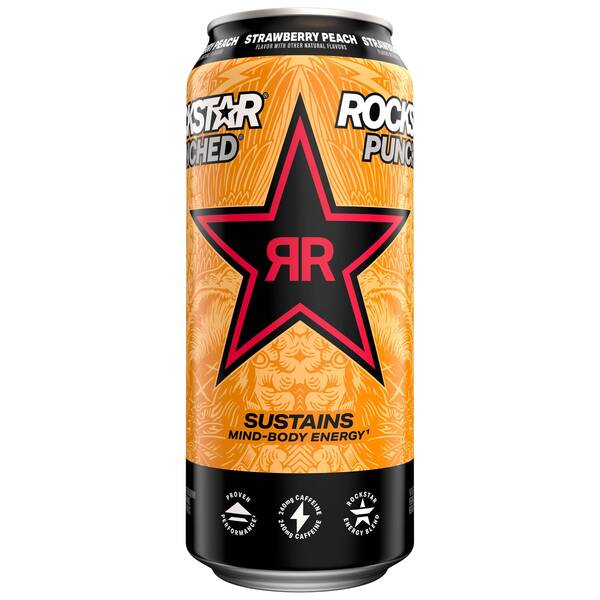Rockstar Punched Strawberry Peach Image Of Rockstar Punched Strawberry Peach SKU: 209351