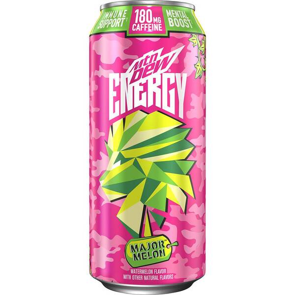 Mtn Dew Energy Major Melon LTO Image Of Mtn Dew Energy Major Melon LTO SKU: 320088