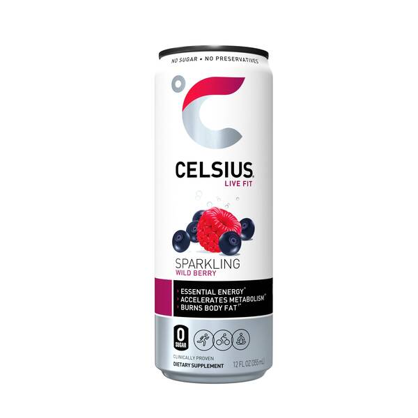 CELSIUS Sparkling Wild Berry Image Of CELSIUS Sparkling Wild Berry SKU: 320099