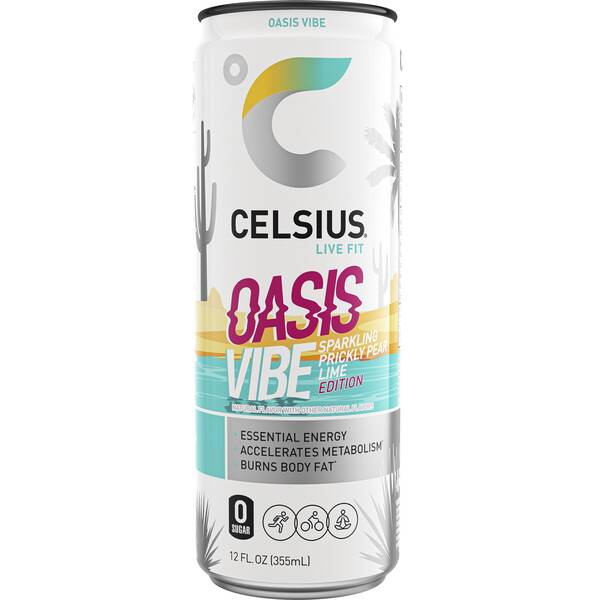 Celsius Sparkling Oasis Vibe Image Of Celsius Sparkling Oasis Vibe SKU: 321291