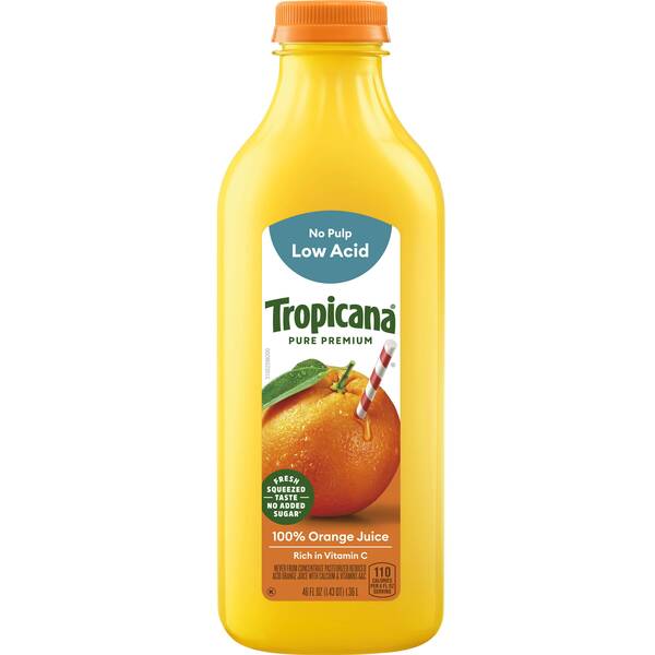 Tropicana Pure Premium Orange Low Acid Image Of Tropicana Pure Premium Orange Low Acid SKU: 324159