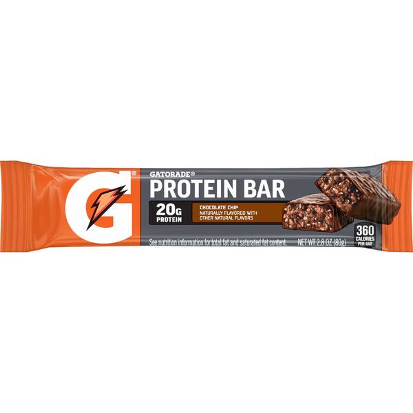 Gatorade Recover Whey Protein Bar Chocolate Chip Image Of Gatorade Recover Whey Protein Bar Chocolate Chip SKU: 142079