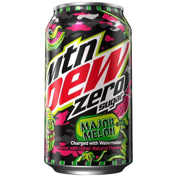 Mtn Dew Major Melon Zero Sugar Image Of Mtn Dew Major Melon Zero Sugar SKU: 197729