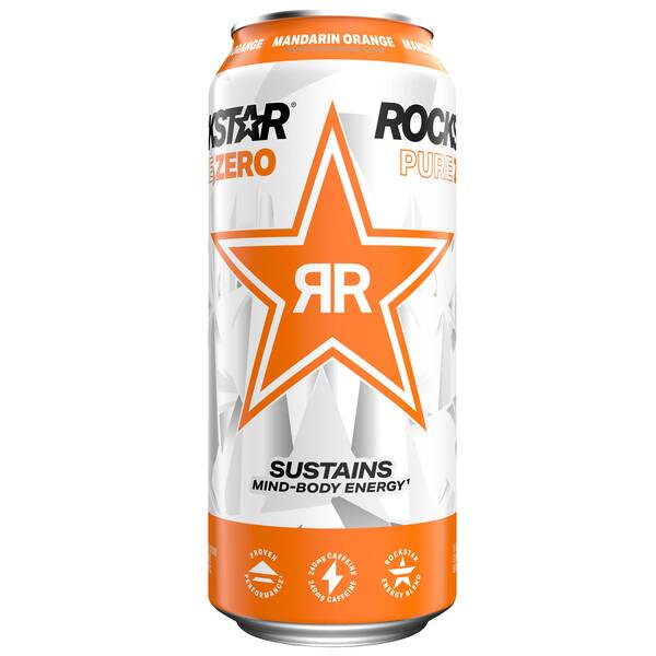 Rockstar Pure Zero Mandarin Orange Image Of Rockstar Pure Zero Mandarin Orange SKU: 198582