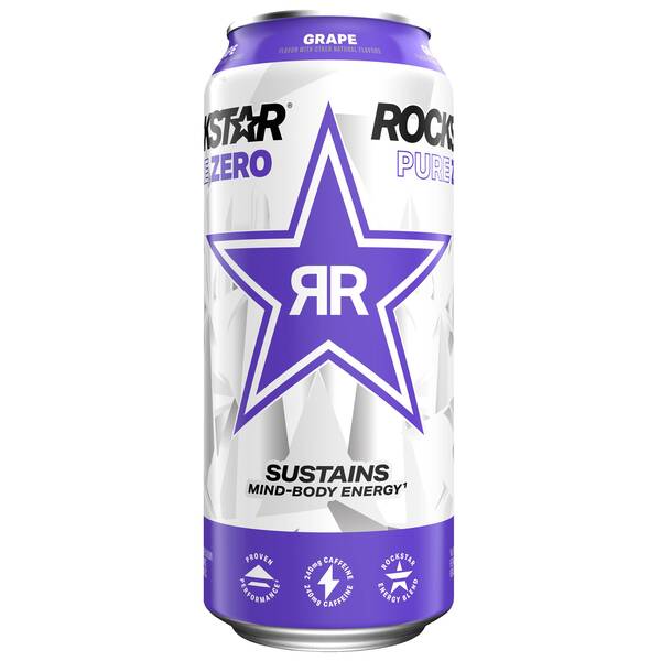 Rockstar Pure Zero Grape Image Of Rockstar Pure Zero Grape SKU: 198596