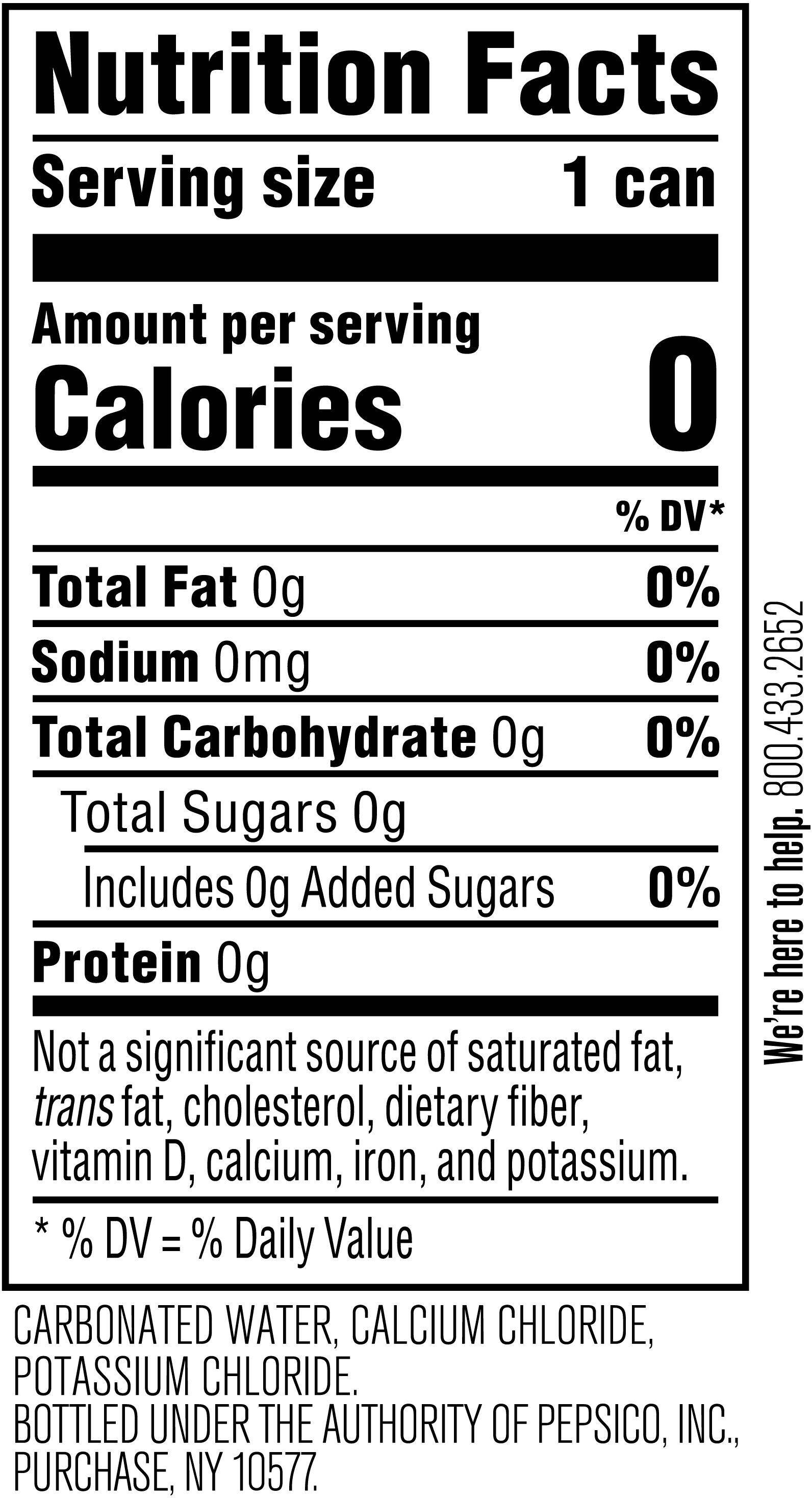 Image describing nutrition information for product bubly just bubly