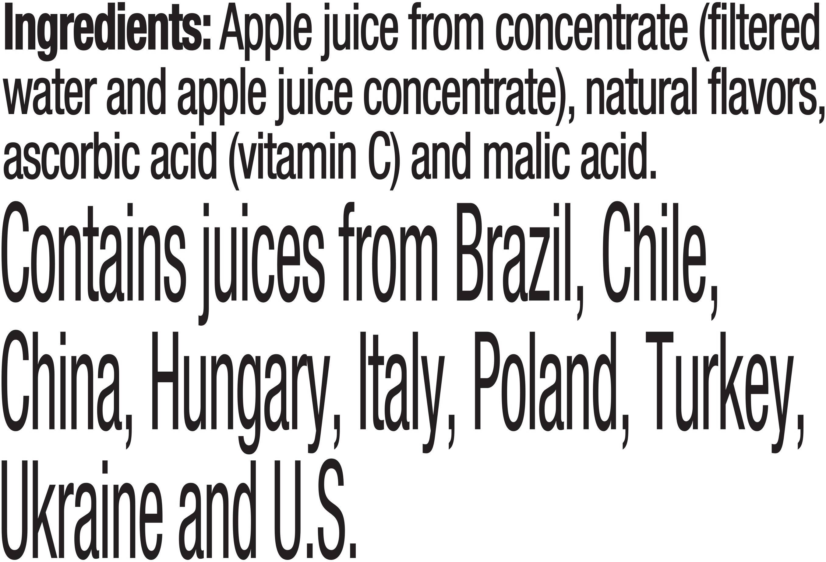 Image describing nutrition information for product Tropicana Apple 