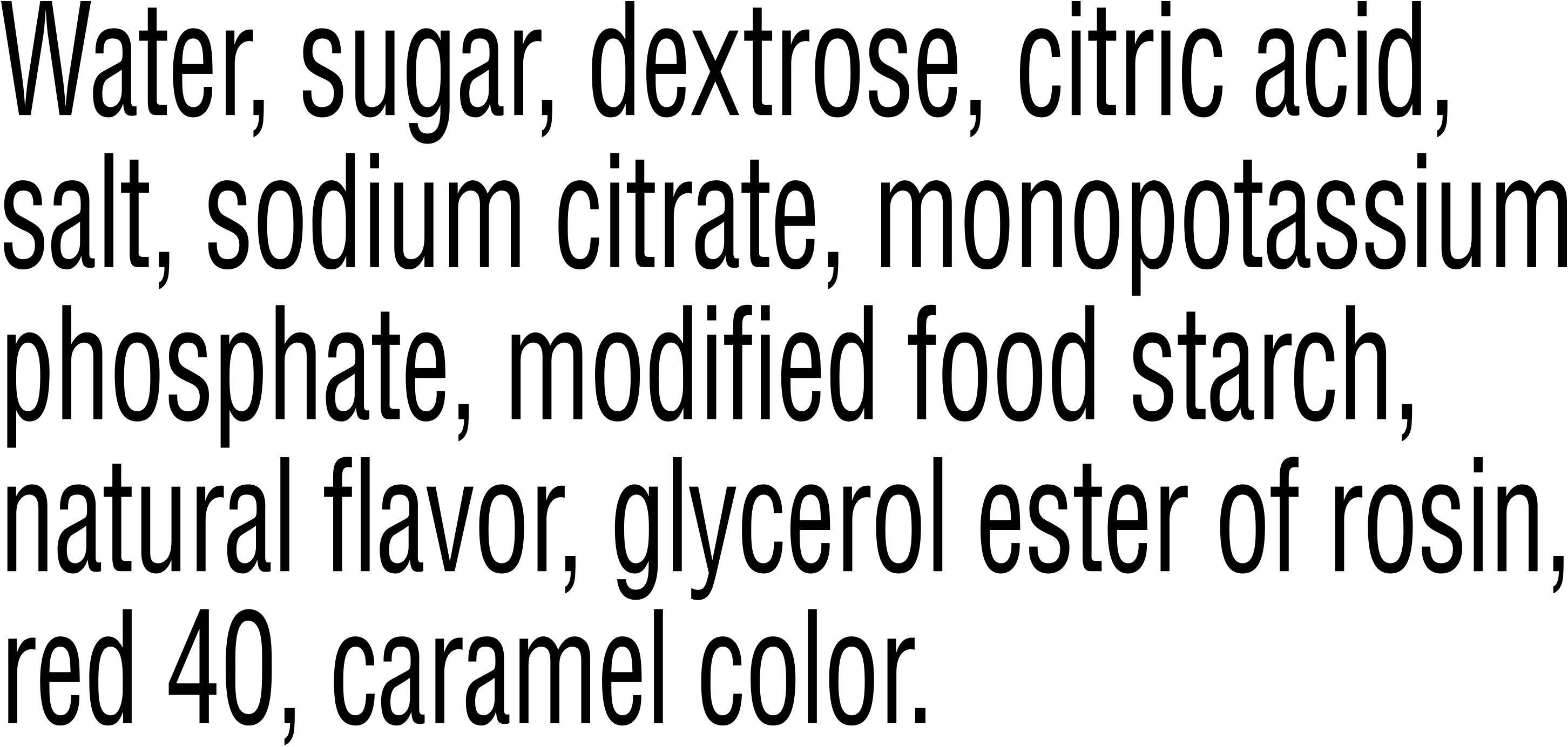 Image describing nutrition information for product Gatorade Fruit Punch 