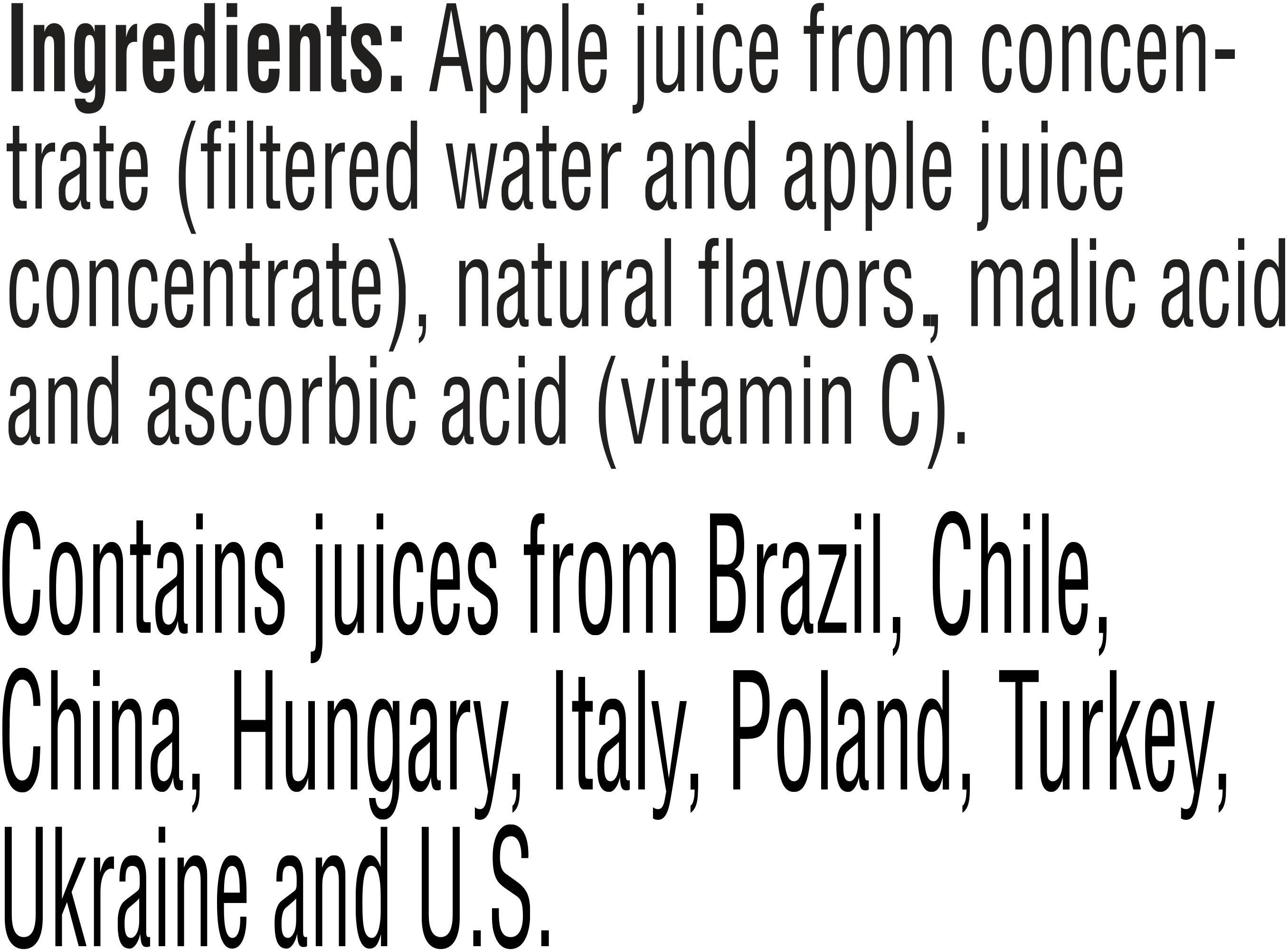 Image describing nutrition information for product Tropicana Apple 